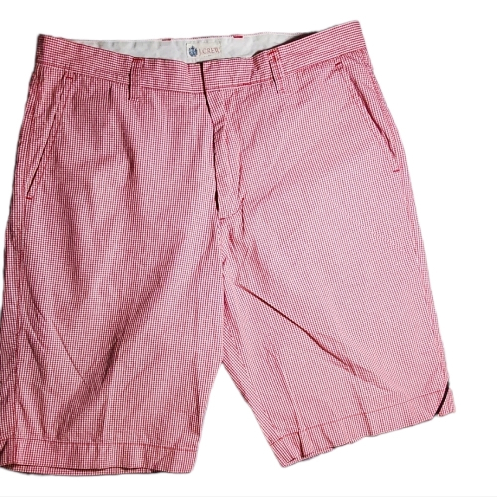 J. CREW Summer Checked Shorts 32